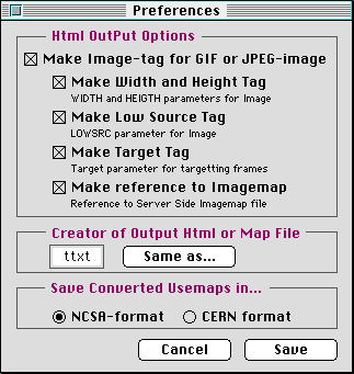 Preferences Screen
